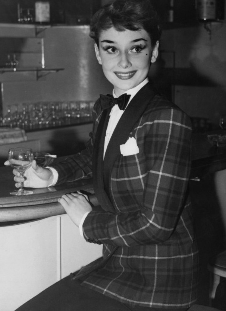 Audrey Hepburn in Suit