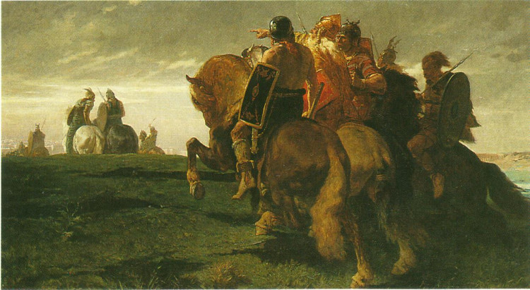 https://en.wikipedia.org/wiki/%C3%89variste_Vital_Luminais#/media/File:Evariste-Vital_Luminais_-_Gaulois_en_vue_de_Rome.jpg