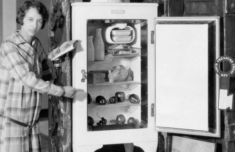 Florence Parpart ve elektrikli buzdolabı