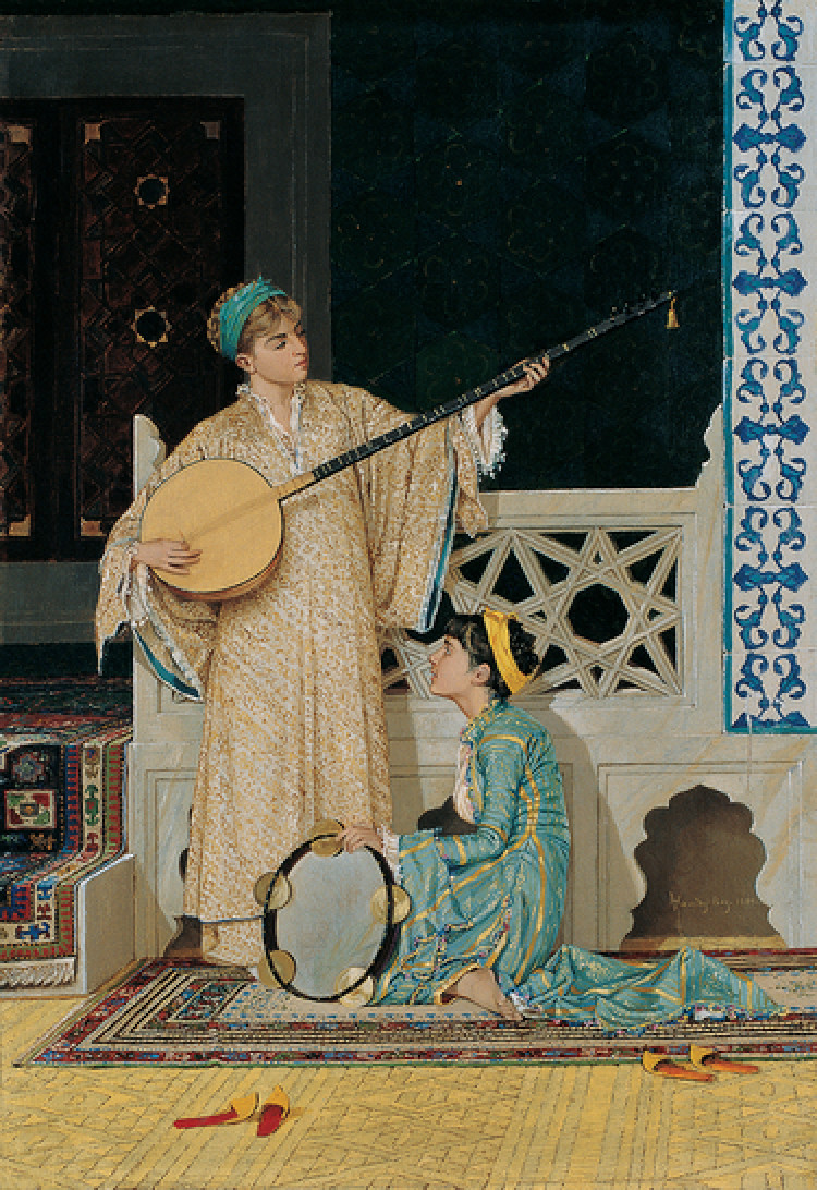 İki Müzisyen Kız (Osman Hamdi Bey,1880)