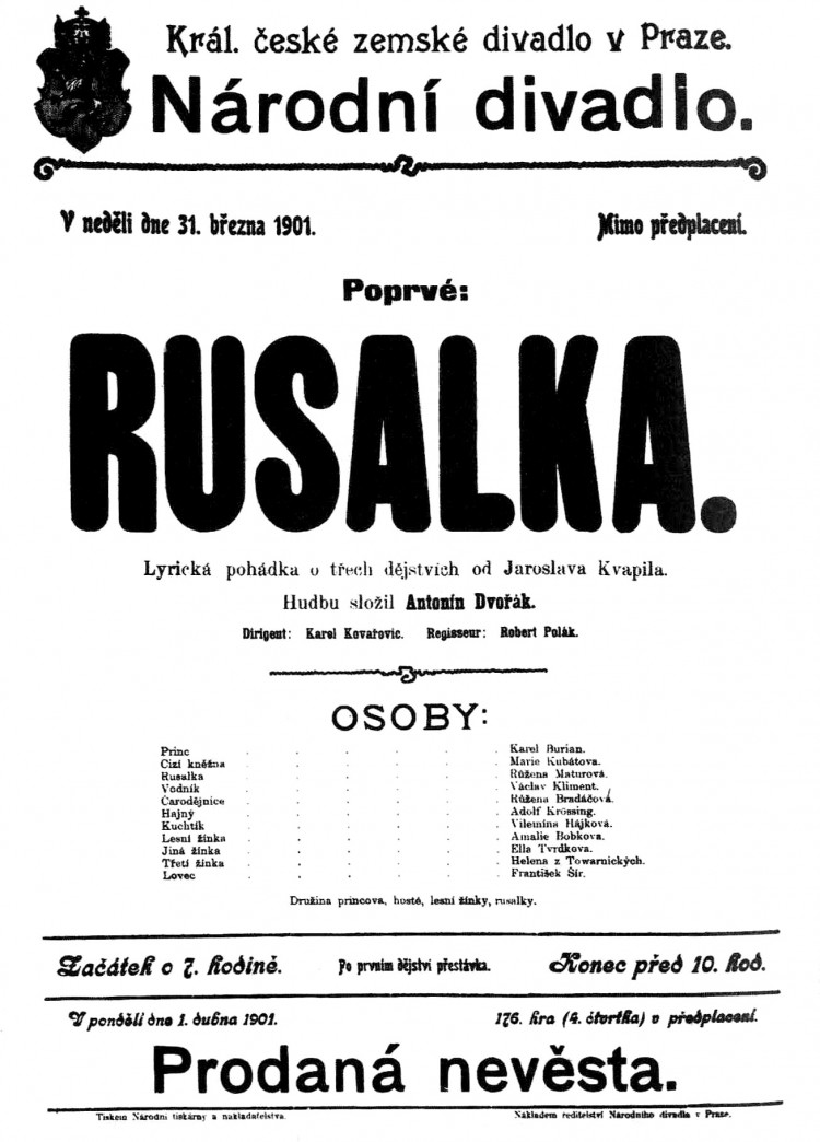 Opera by Antonín Dvořák