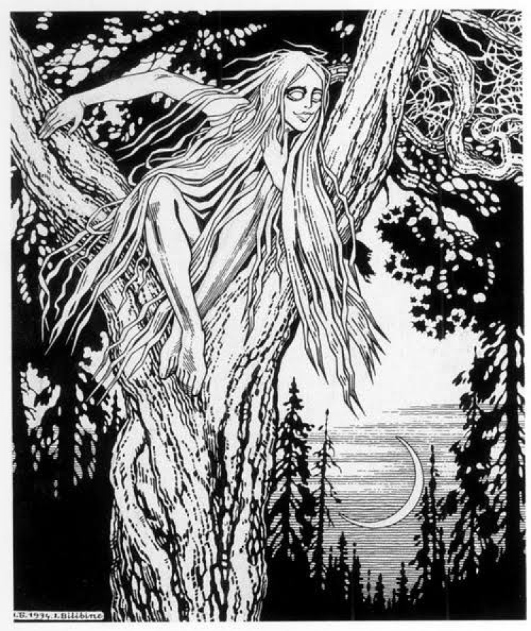 Rusalka by Ivan Bilibin , 1934