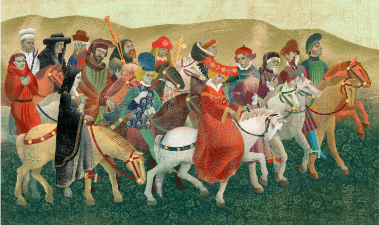 Canterbury Tales İllüstrasyon