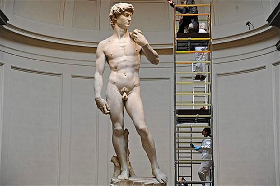 Michelangelo ve Davut Heykeli