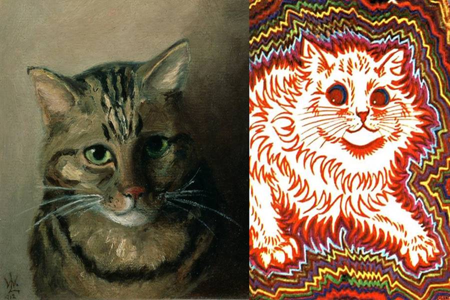 Şizofreni Bir Ressamı Böyle Etkiledi Louis Wain ve Kedi Tabloları