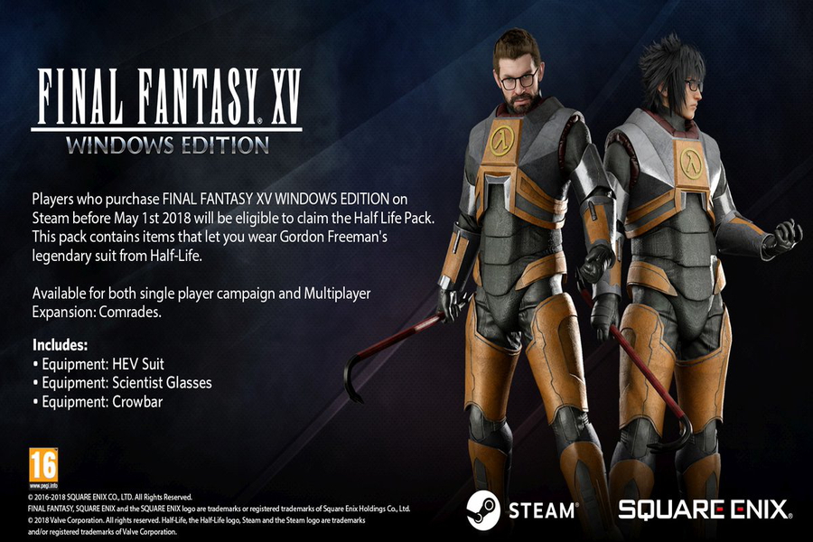 Final Fantasy 15'den Half Life Göndermesi