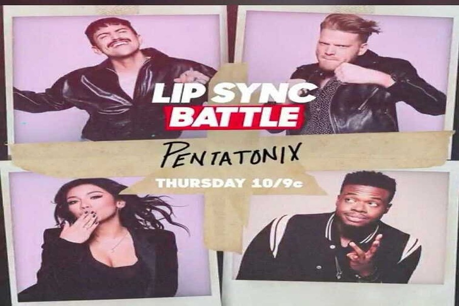 Pentatonix Üyeleri Lip Sync Battle'da Taylor Swift ve Katy Perry Şarkılarıyla Yarıştı