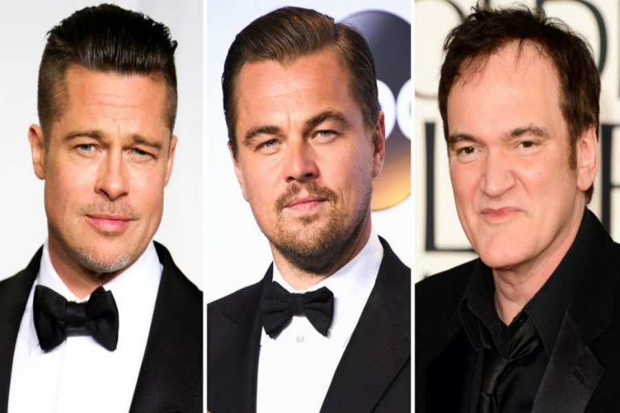 "Once Upon A Time In Hollywood"un Setinden Leonardo DiCaprio ve Brad Pitt'li Görüntüler