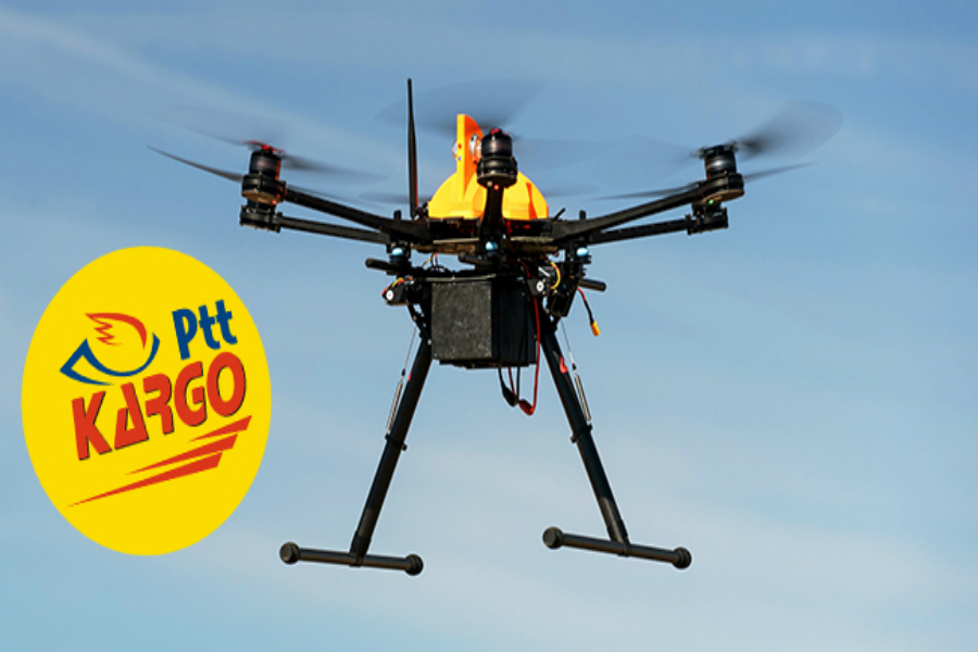 PTT'nin Kargo Drone'u Teknofest'te Havalandı!