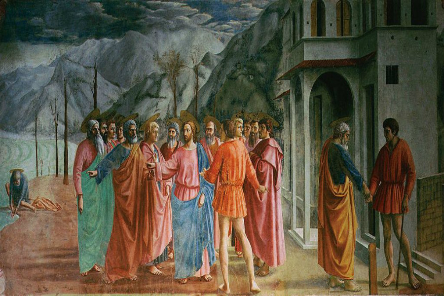 Masaccio'dan Vergi Parası Sahnesi