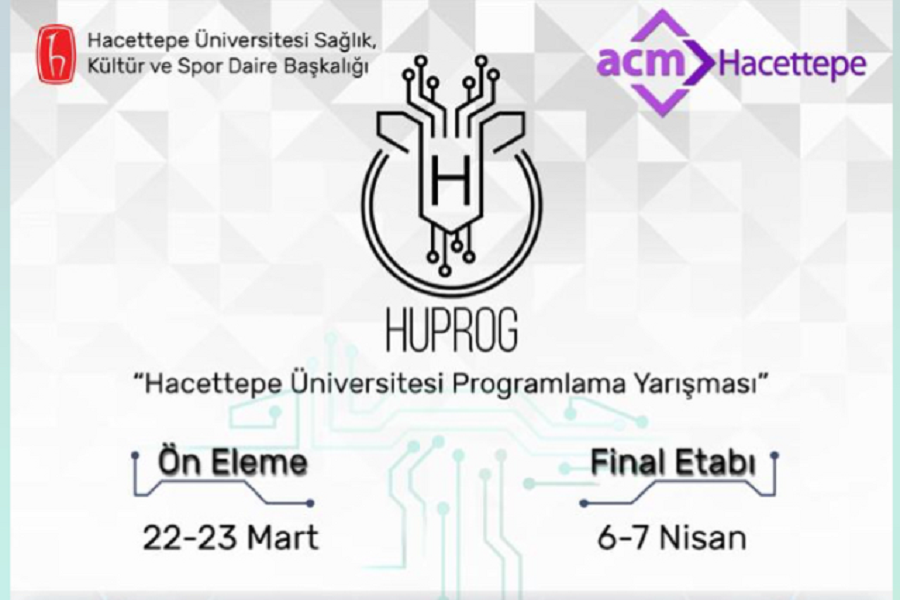 Hacettepe Üniversitesi Programlama Yarışması (HUPROG) Başlıyor!