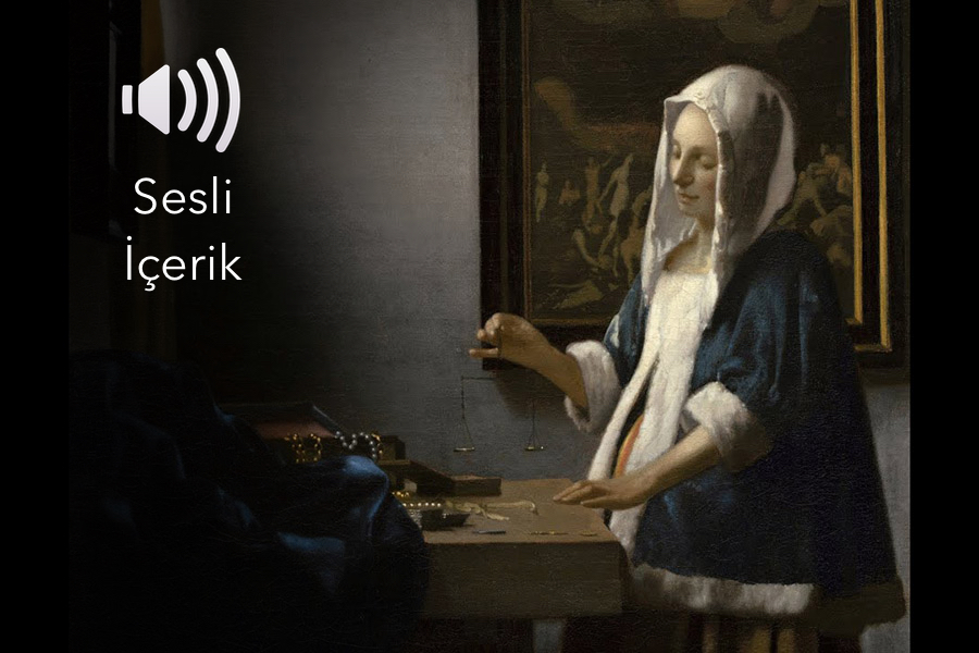 Vermeer'in Denge Kurma Çabası: Terazi Tutan Kadın