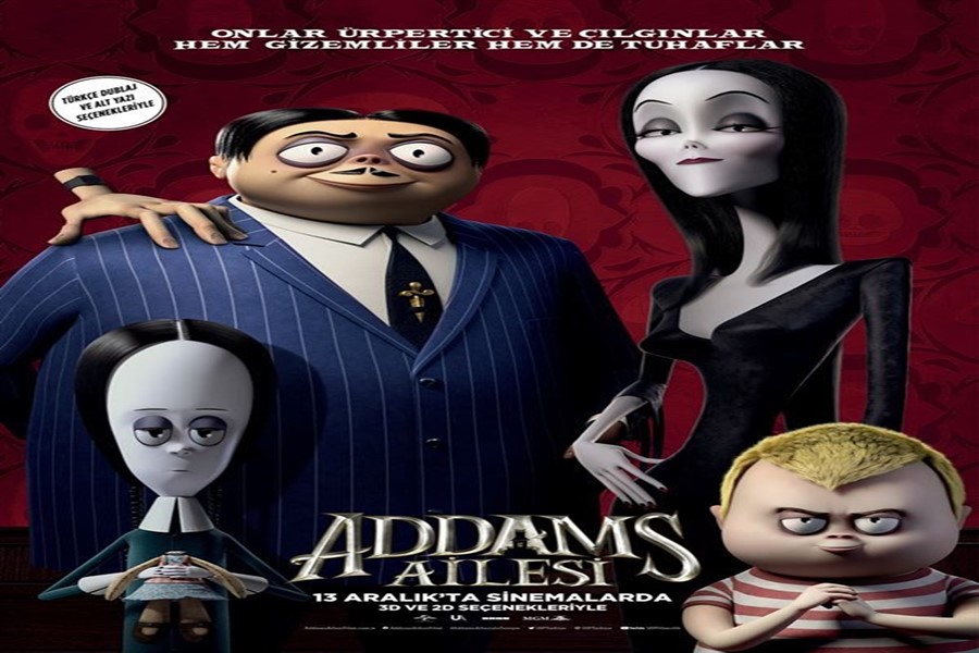 The Addams Family'nin Karakter Afişleri Çıktı
