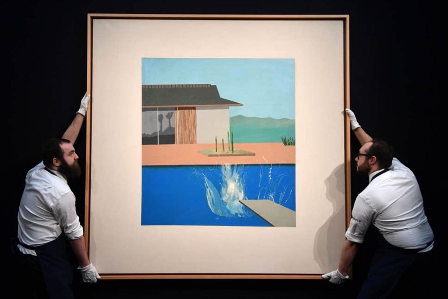 David Hockney'nin The Splash Tablosu 30 Milyon Dolara Satıldı