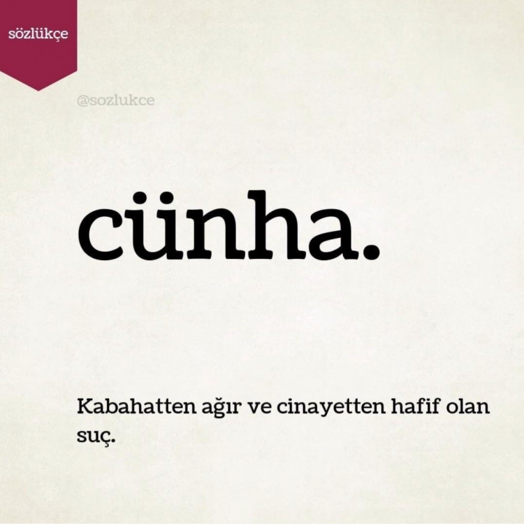 Cünha : kalp yarığı.