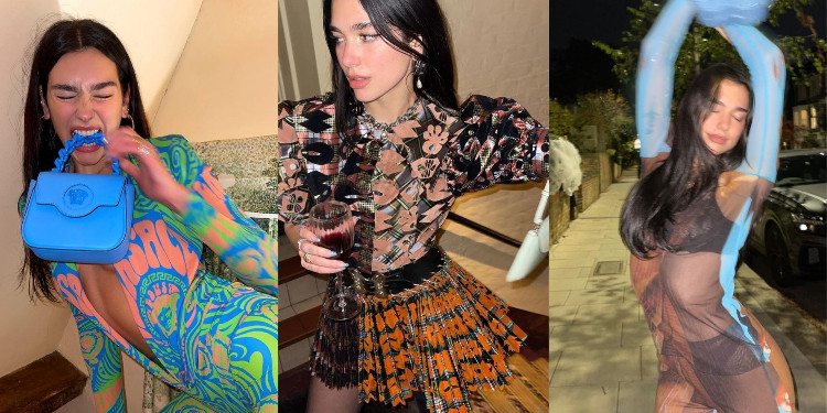 Dua Lipa ve Farklı Markalardan Görünümleri