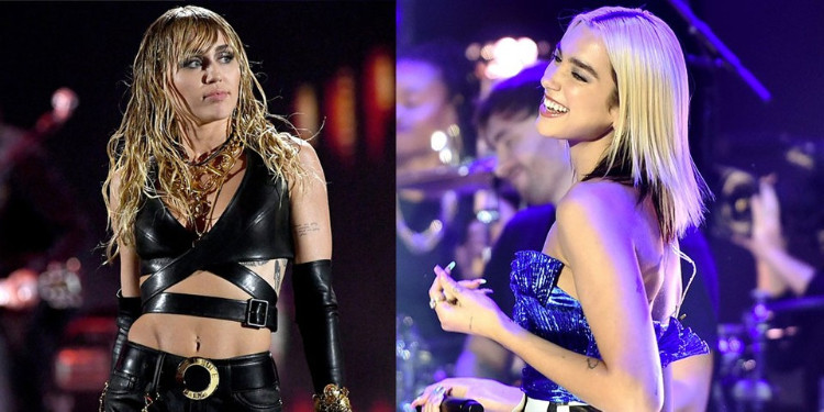 Dua Lipa Ve Miley Cyrus, Yeni Şarkılarını Müzik Videosuyla Birlikte Yayımladı