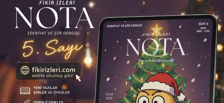 Fikir İzleri Nota Dergisi 5.Sayı Yayında!