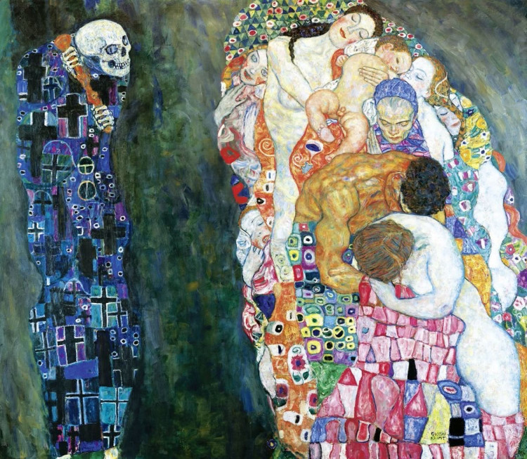 Gustav Klimt’den Ölüm ve Yaşam.