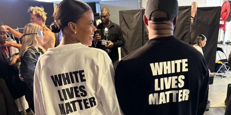 Kanye West Yeezy Sezon 9 Şovunda "White Lives Matter" Yazılı Bir Tişört Giydi!