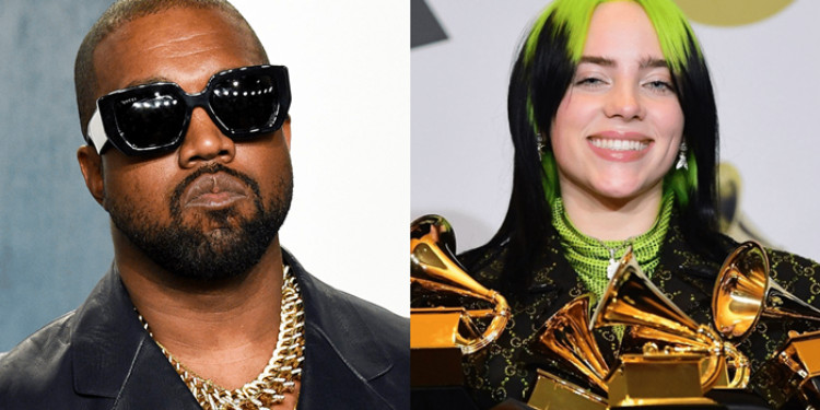 Kanye West'ten Billie Eilish'e Travis Scott Taşı Geldi!