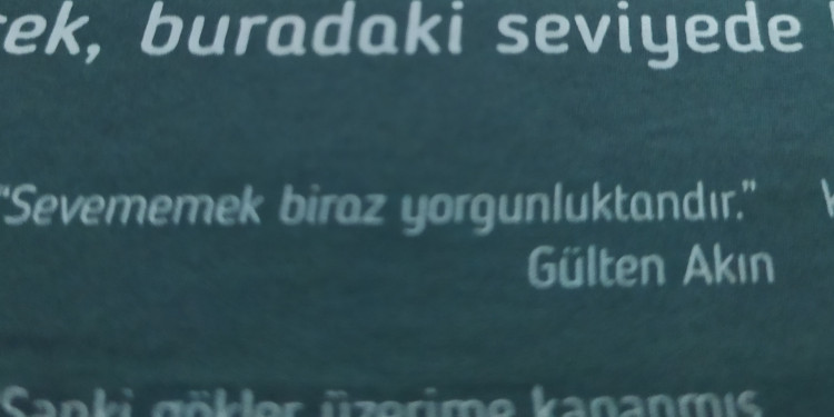 Kemal Sayar /Kendi Olma Yorgunluğu