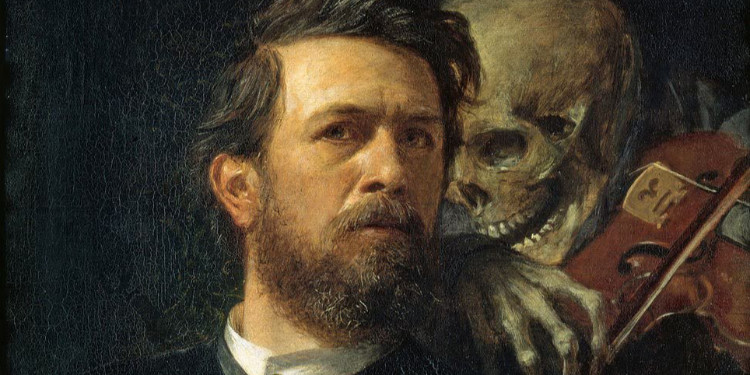 Ölümün Müzikal Bir Yorumu: Arnold Böcklin'in "Keman Çalan Ölümle Otoportresi"