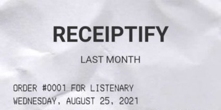 Receiptify Etkinliğimize Gelen Fişleri Listeledik