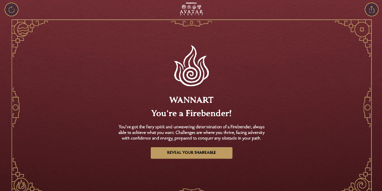 Seçimlerine göre Avatar evreninde hangi elementi büküyorsun?
