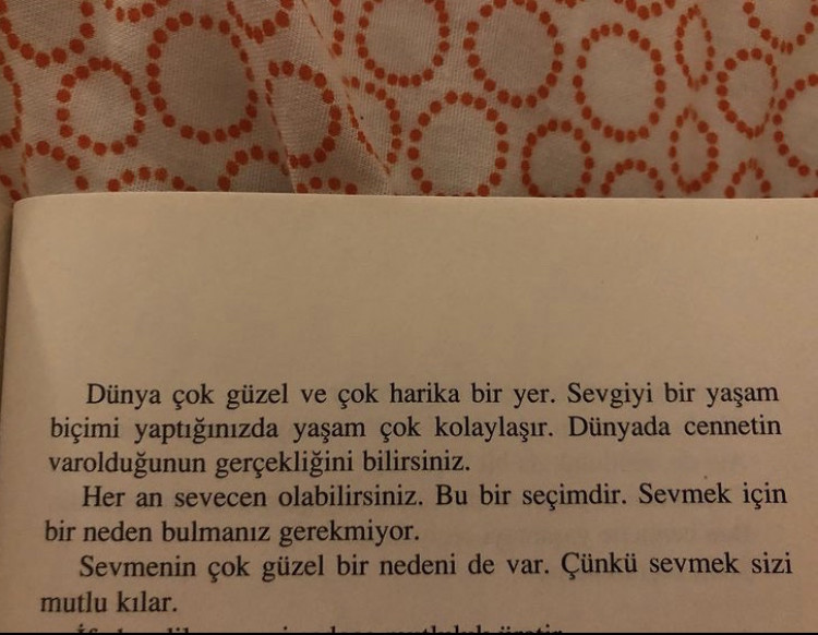 Sevgi dolu ol..