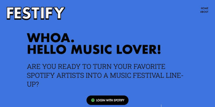Spotify’da en çok dinlediğiniz sanatçıları müzik festivali afişine dönüştürün.
