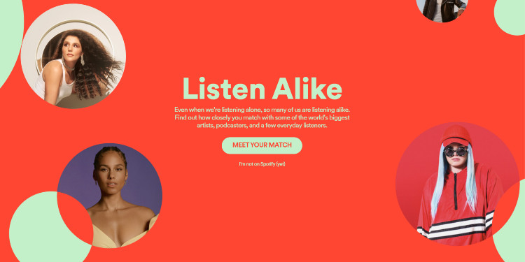 Spotify'dan Yepyeni Bir Özellik: " Listen Alike"
