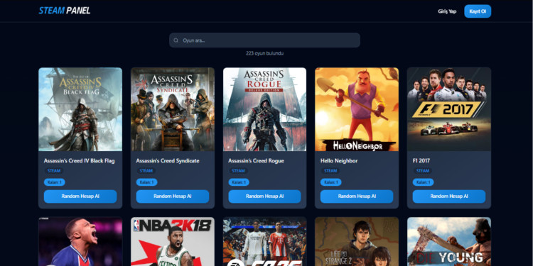 Steam.con.tc: Güvenli ve Hızlı Steam Oyun & Hesap Satış Platformu Yayında!