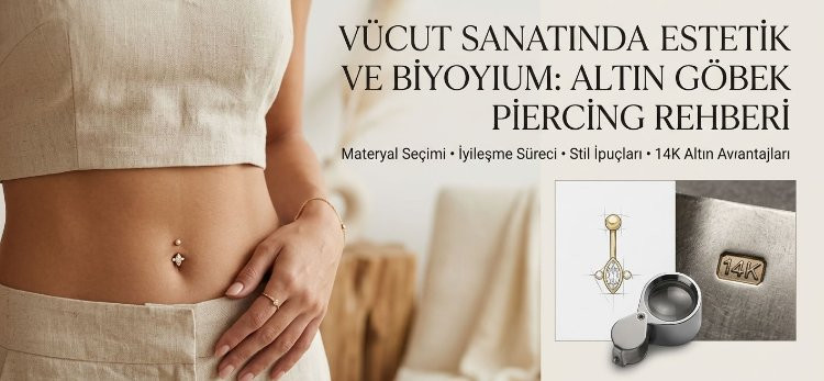 Zarafet ve Sağlık Bir Arada: Altın Göbek Piercingi Seçim Rehberi